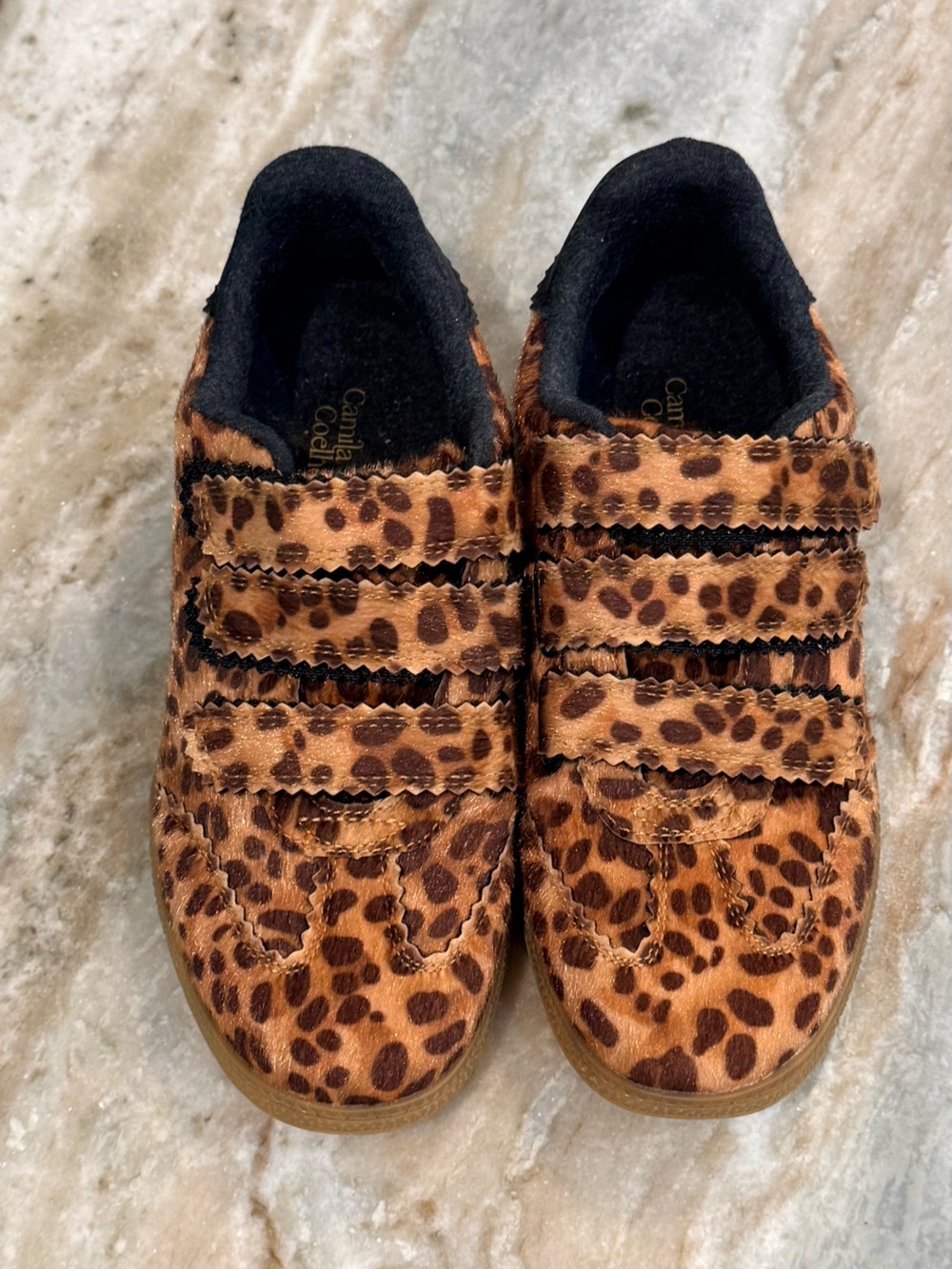 Women’s CAMILA COELHO Bastion leopard print vegan hair sneakers- Size 6 - Picture 5 of 8